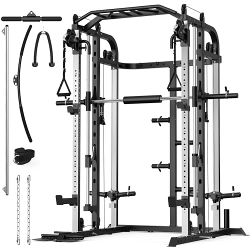 Royal Fitness Smith Machine, Multifunctional Power Cage...
