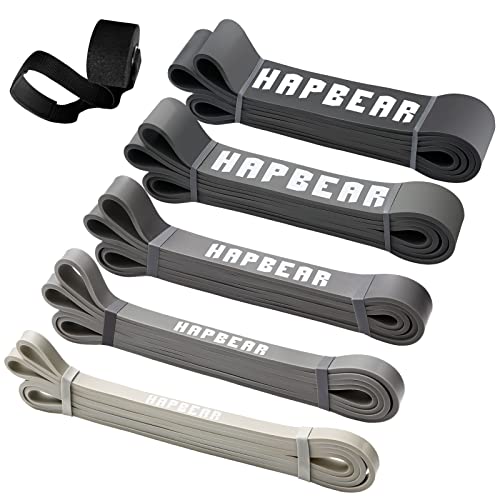 Pull Up Assistance Bands, HAPBEAR Resistance Band Set of...