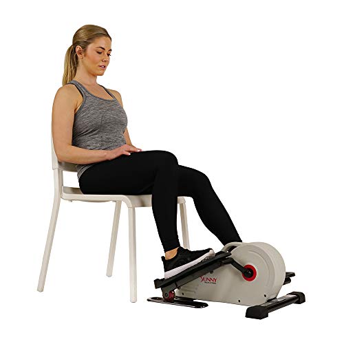 Sunny Health & Fitness Fully Assembled Magnetic Under Desk...