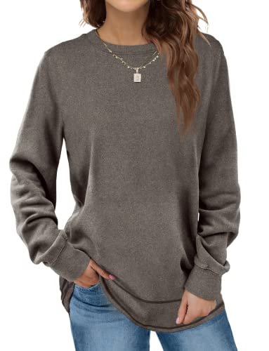 Dofaoo Womens Tops and Blouses Long Sleeve Casual Crew...
