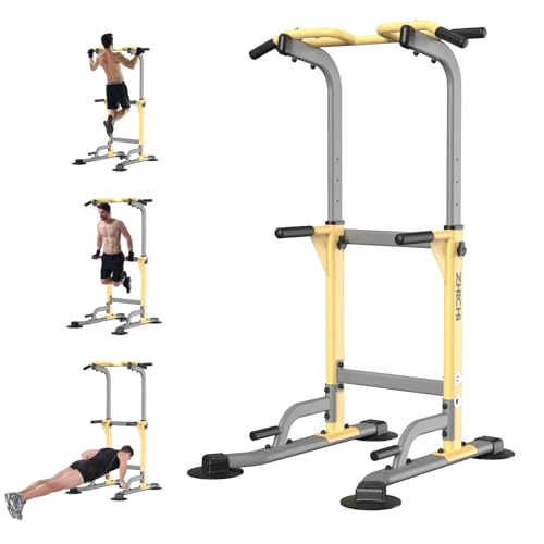 Z ZHICHI Pull Up Dip Station For Home Gym Strength...