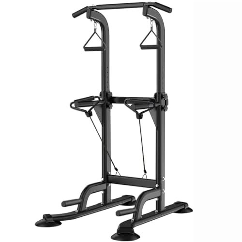Power Tower Pull Up & Dip Station Multi-Function Home...