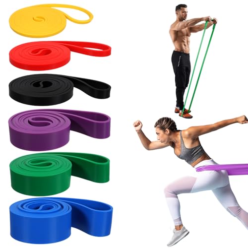 Pull Up Assistance Bands Set 6 Pcs, Resistance Workout...