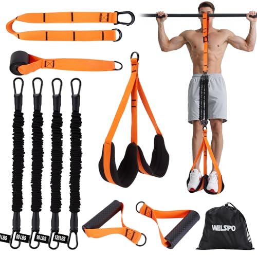 WELSPO Pull Up Assistance Bands, Resistance Bands for Pull...