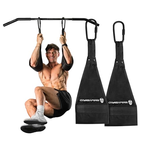 Gymreapers Hanging Ab Straps for Pull-Up Bar — Hang Bar...