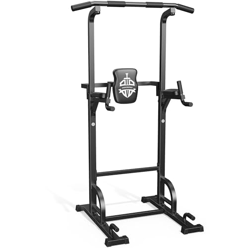 Sportsroyals Power Tower Dip Station Pull Up Bar for Home...