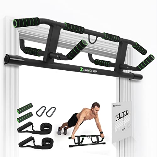 KAKICLAY 2025 Upgrade Multi-Grip Pull Up Bar with Smart...