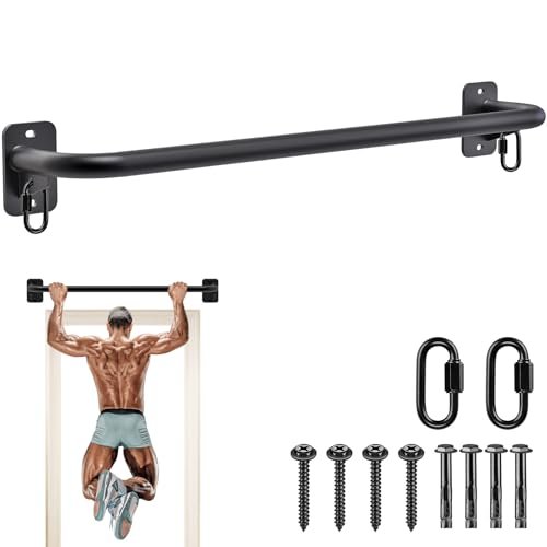 SELEWARE Fully Welded Pull Up Bar Wall Mount Heavy Duty...