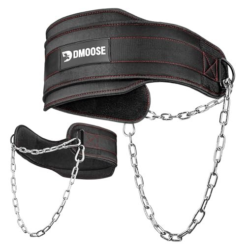 DMoose Fitness Dip Belt For Weightlifting - Weighted Pull...