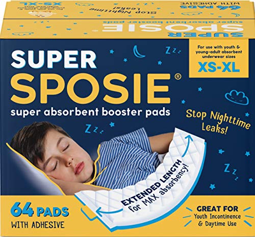 Super Sposie Booster Pads, Max Absorbency for Nighttime...