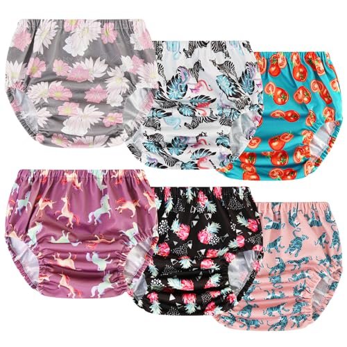 Joyo roy 6Pcs Waterproof Cloth Diaper Cover Reusable...