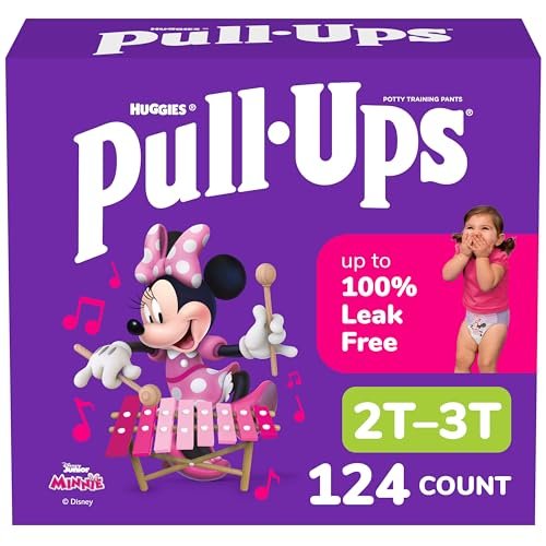 Pull-Ups Girls' Potty Training Pants, Size 2T-3T Training...