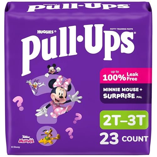 Pull-Ups Girls' Potty Training Pants, Size 2T-3T Training...