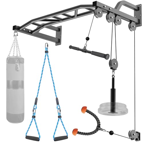 SELEWARE 48'' Heavy Duty Pull Up Bar Wall Mount...