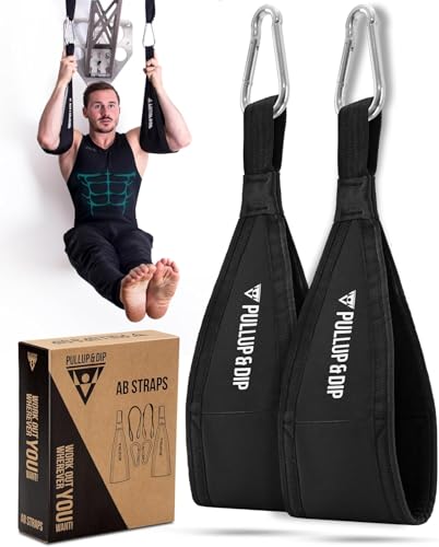 PULLUP & DIP Ab Straps, Premium Abdominal Slings for...