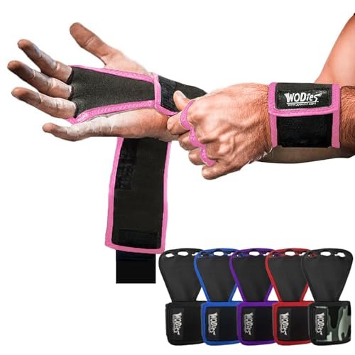 JerkFit WODies 3 Hole Gymnastics Grips with Wrist Support...