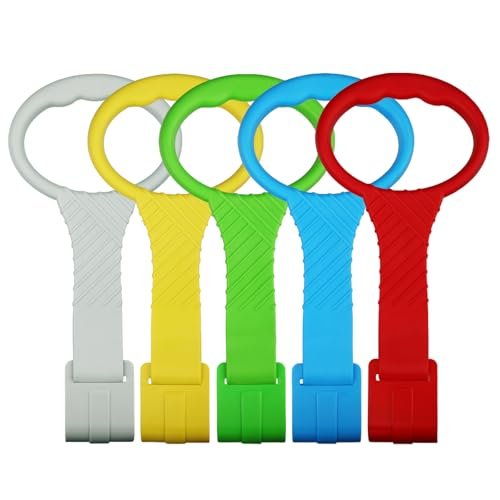 ATOPXiNG 5PCS Baby Pull Up Rings - Premium Pull Up...