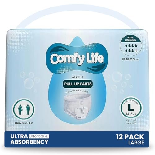 Comfy Life Premium Adult Diaper Incontinence Pull Up Pants...