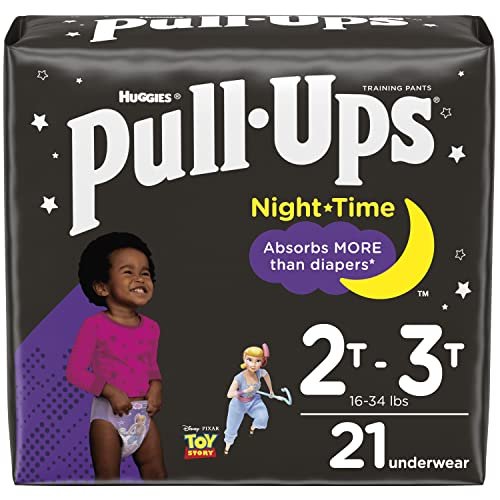 Pull-Ups Girls' Nighttime Potty Training Pants Training...