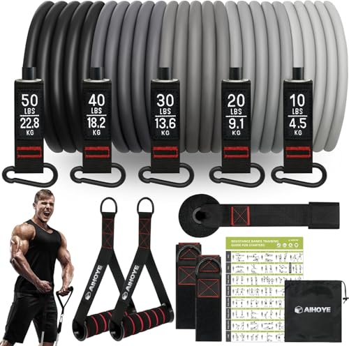 Long Resistance Bands for Working Out Men Workout Bands...