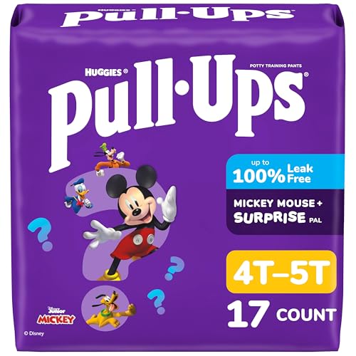 Pull-Ups Boys' Potty Training Pants, Size 4T-5T Training...