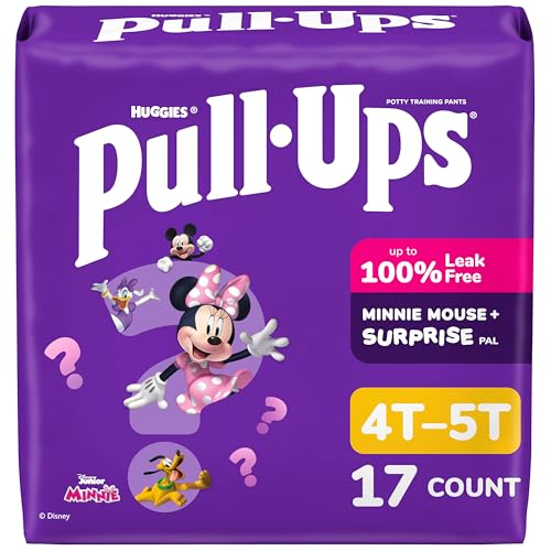 Pull-Ups Girls' Potty Training Pants, Size 4T-5T Training...