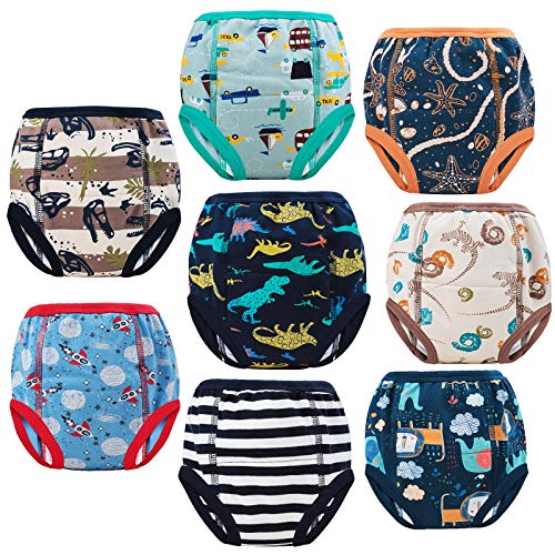 MooMoo Baby 8 Packs Potty Training Pants Cotton Absorbent...
