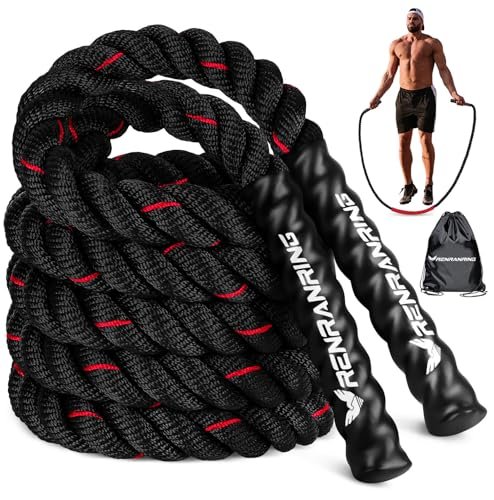 Jump Rope, 3LB Weighted Jump Rope for Fitness, 9.8ft...