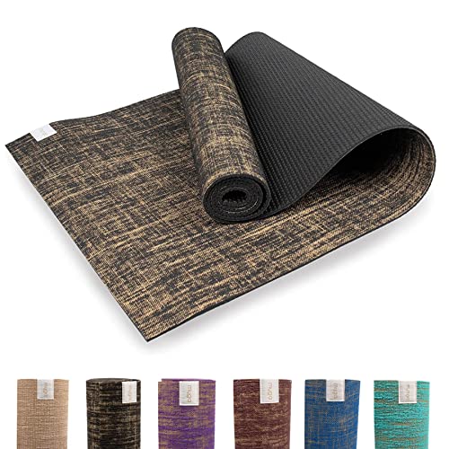 Myga Jute Yoga Mat - High Performance Vegan Floor...