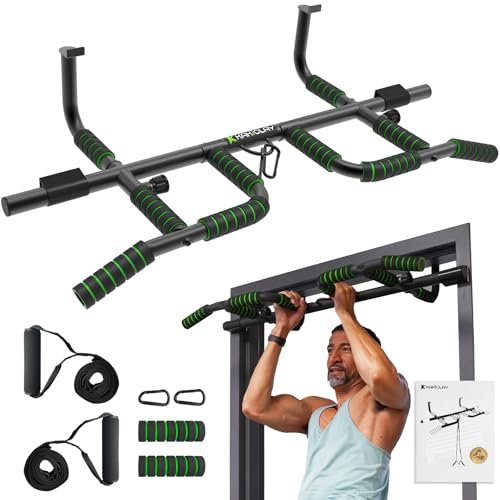 KAKICLAY New Upgrade Pull Up Bar for Doorway with...