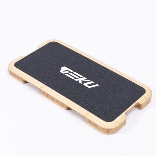 GEKU FIT Bamboo Fitness Board for Resistance Band Workouts...