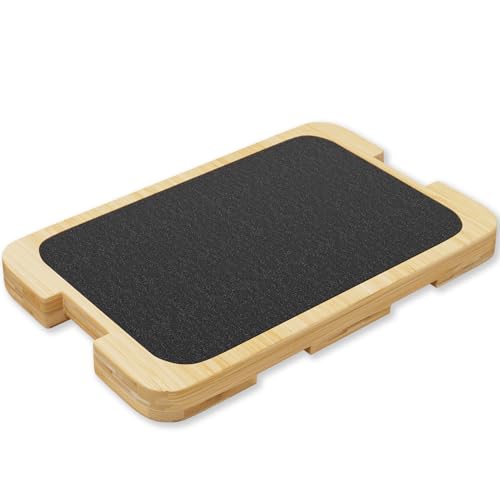 MUCITAGF Resistance Band Foot Plate - Wood Fitness Board...