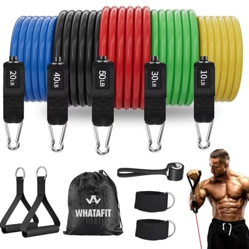 WHATAFIT Resistance Bands, Exercise Bands，Resistance Bands...