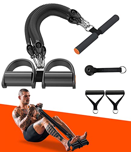 Pedal Resistance Band,Exercise Bands with Handles, Elastic...