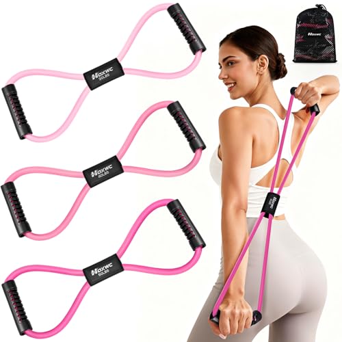 HOXWC Resistance Bands, Figure 8 Exercise Bands for Back,...