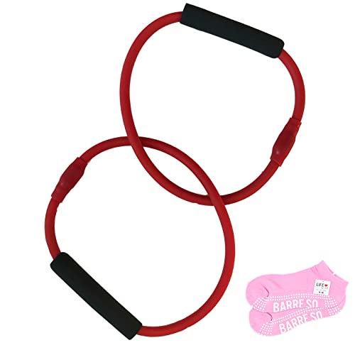 Barre Red Double Tube Exercise Tubing Equipment for Pure...
