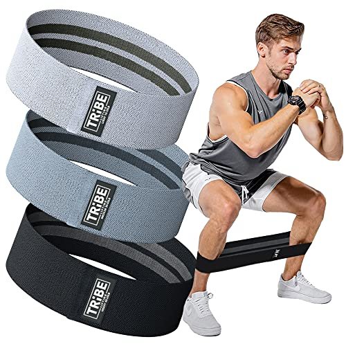 Tribe Lifting Fabric Resistance Bands for Exercise - Hip...