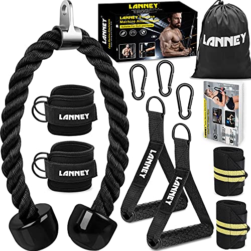 Tricep Rope Cable Machine Attachment, 35