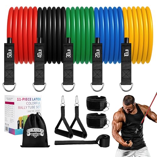 CRUNCHQUENCH Resistance Bands for Men and Women Perfect for...