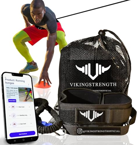 Vikingstrength - 360° Resistance Running Training Bungee...