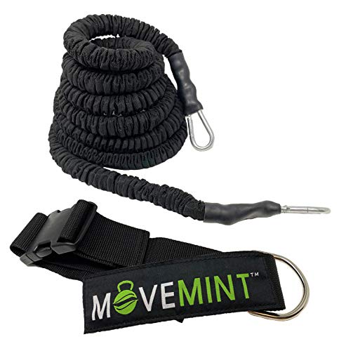 MOVEMINT 33ft Speed Bungee Band Trainer, 90+lbs Resistance...