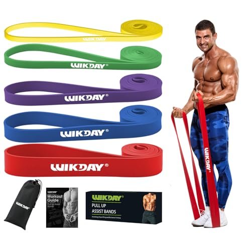 WIKDAY Resistance Bands for Working Out, Exercise Bands,...