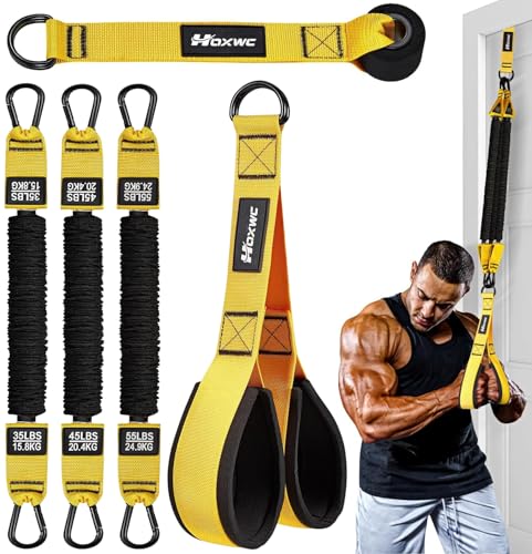HOXWC Home Gym Equipment Resistance Bands, Workout Bands...