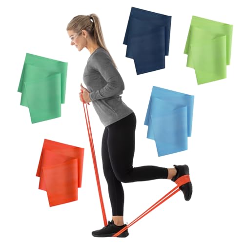 Sammons Preston 5pk Resistance Bands for Working Out,...