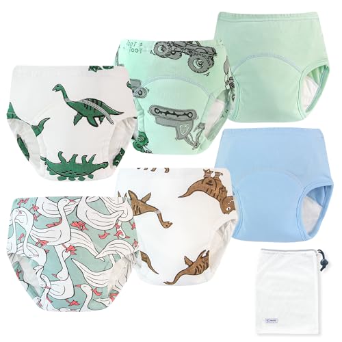 EZ Moms 6 Packs Absorption Toddler Potty Training Underwear...