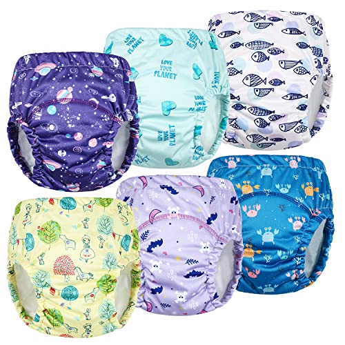 MooMoo Baby Waterproof Training Underwear Leakproof Rubber...
