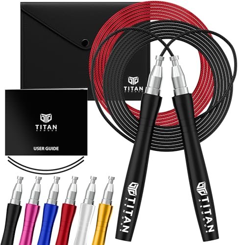 Titan Armour® Speed Rope - Professional Self-Locking &...