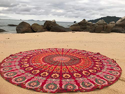 raajsee Mandala Round Beach Tapestry Hippie Mandala/Boho...