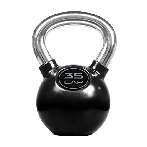 WF Athletic Supply Color Rubber Coated Kettlebell with...