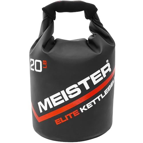 Meister Elite Portable Sand Kettlebell - Soft Sandbag...
